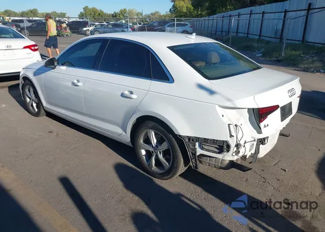 2019 Audi A4 40 Premium/40 Titanium Premium from USA, damaged, VIN WAUGMAF45KN008990